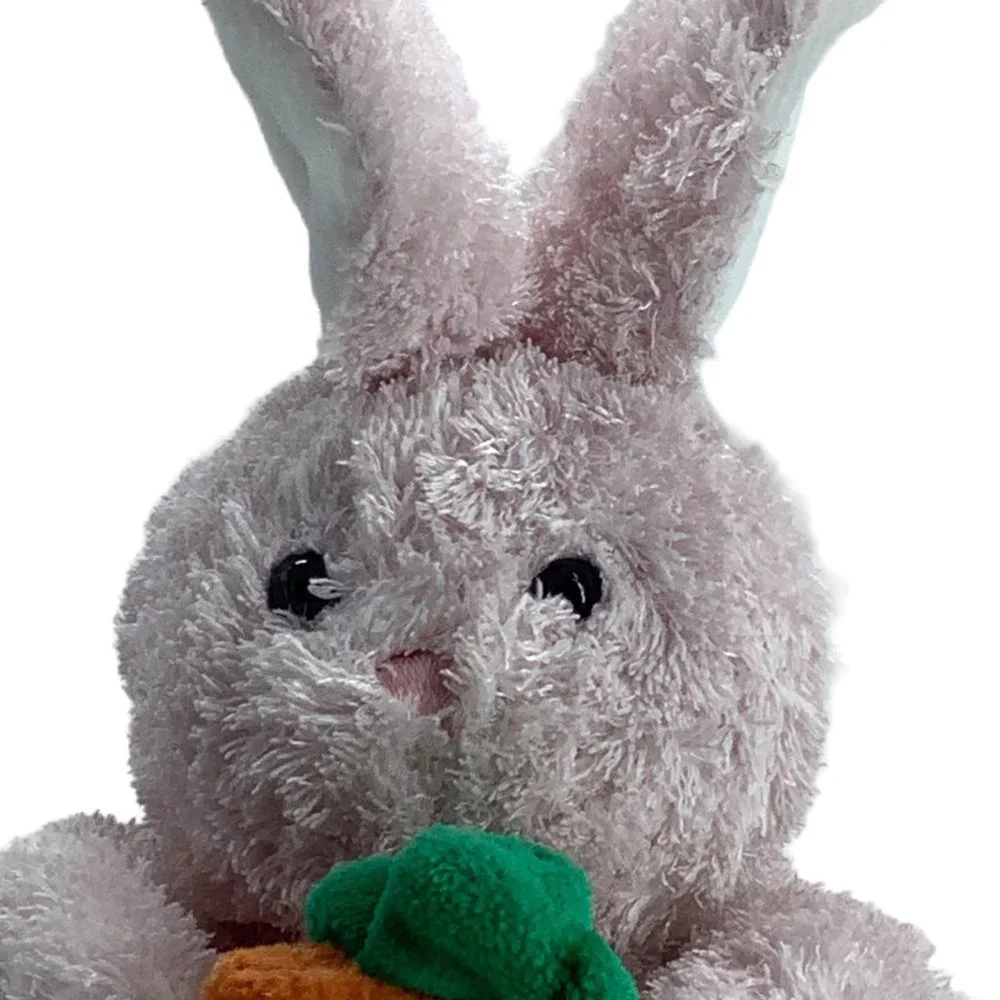 Vtg Chosun Just Friends Bunny Rabbit‎ Plush Stuffed Animal With Carrot 9